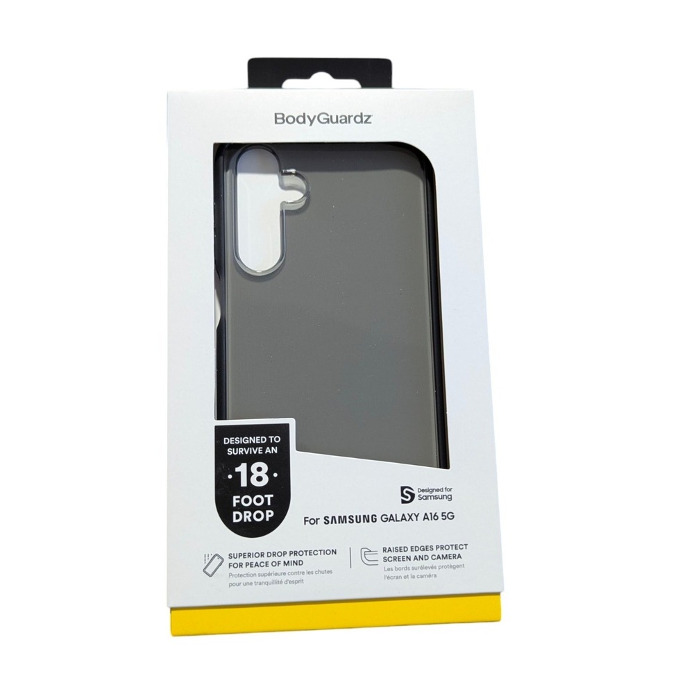 E8. BodyGuardz Ace Pro Case - Samsung Galaxy A16 5G - Smoke / Black
